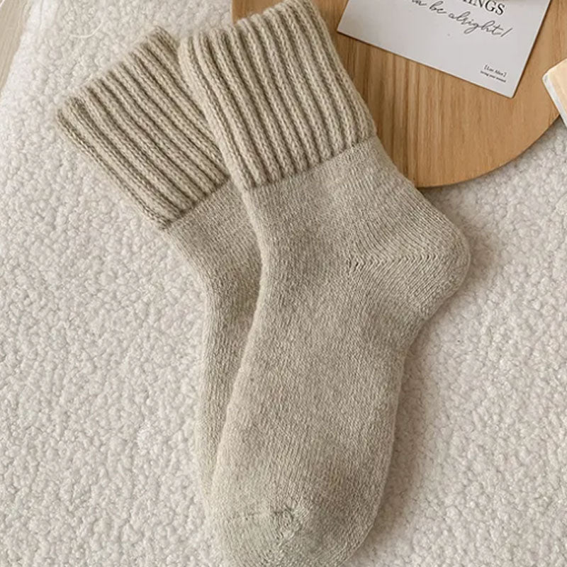 🧦5 par uldsokker til kvinder - varme, mellemhøje sokker