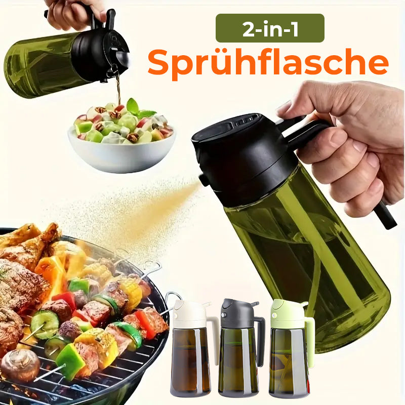 To i én lysbeskyttet olieflaske