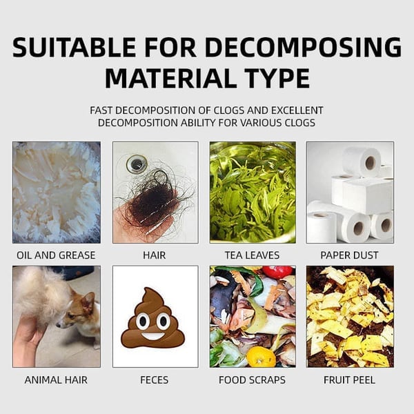 ✨2026 Varmt salg✨RENGØRING AF VASK OG AFLØB