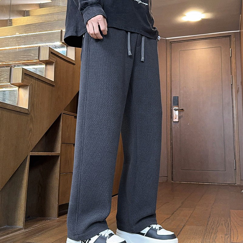 👖 מכנסי רחבה סרוגים בתבנית וופל – השילוב האולטימטיבי של "נוחות-שיק