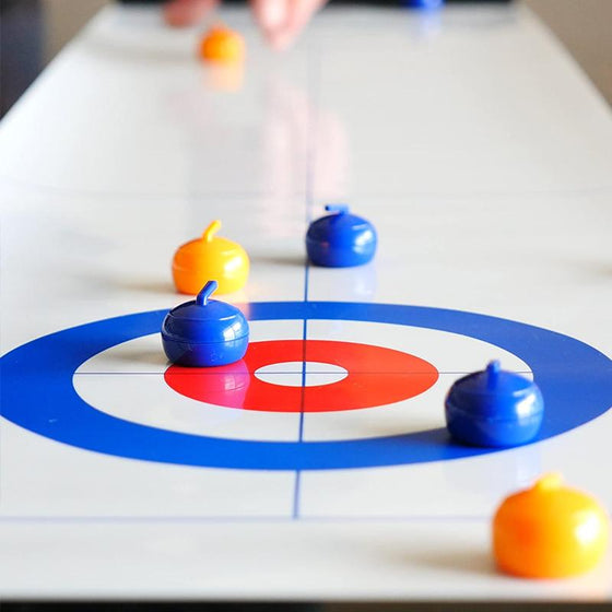 🎅Fejr julen💯2025 Nyt bordbaseret curling-spil for hele familien