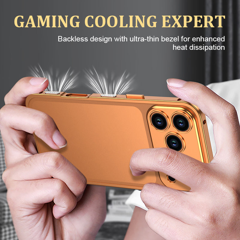 Mobiltelefontaske med aluminiumslegering og metalglas