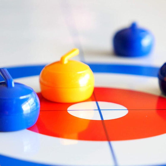🎅Fejr julen💯2025 Nyt bordbaseret curling-spil for hele familien