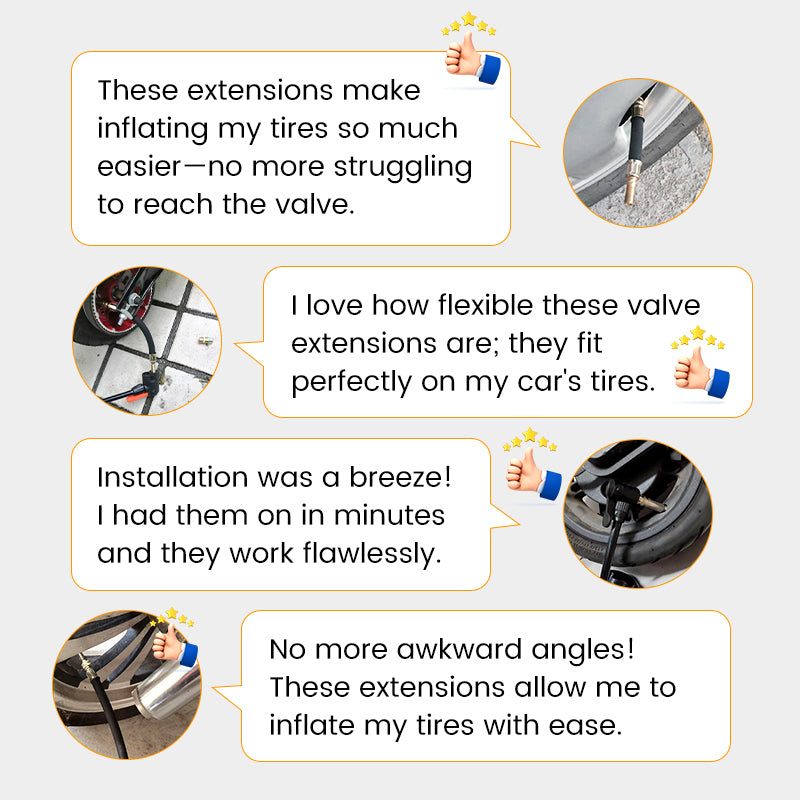 🔥Køb 1, få 1 gratis🔥Universel fleksibel ventilforlænger til dæk