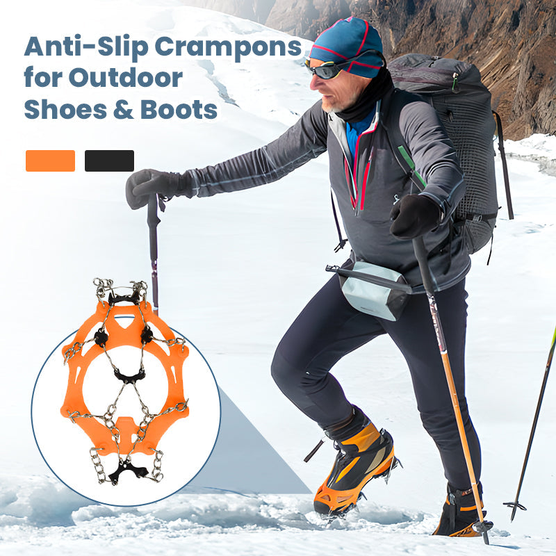 🔥HOT SALE🔥Skridsikre crampons til udendørs sko og støvler