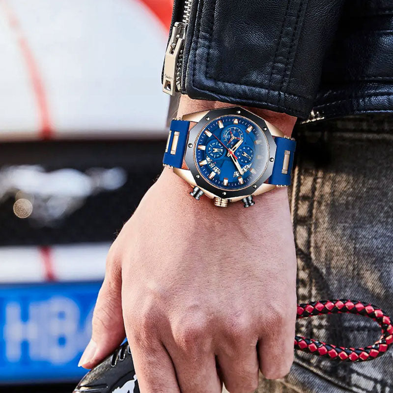 🔥Hot Sale🔥Stort urskive Kalender Quartz Business ur